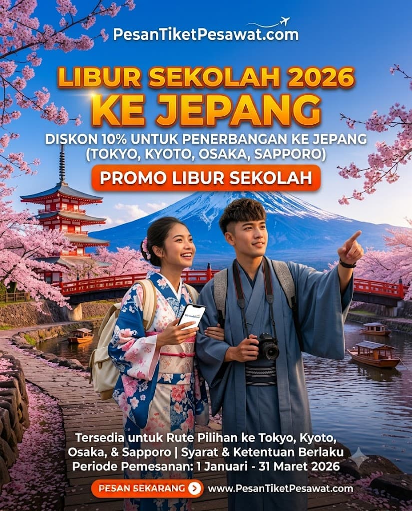 Diskon Spesial Liburan Ke Jepang